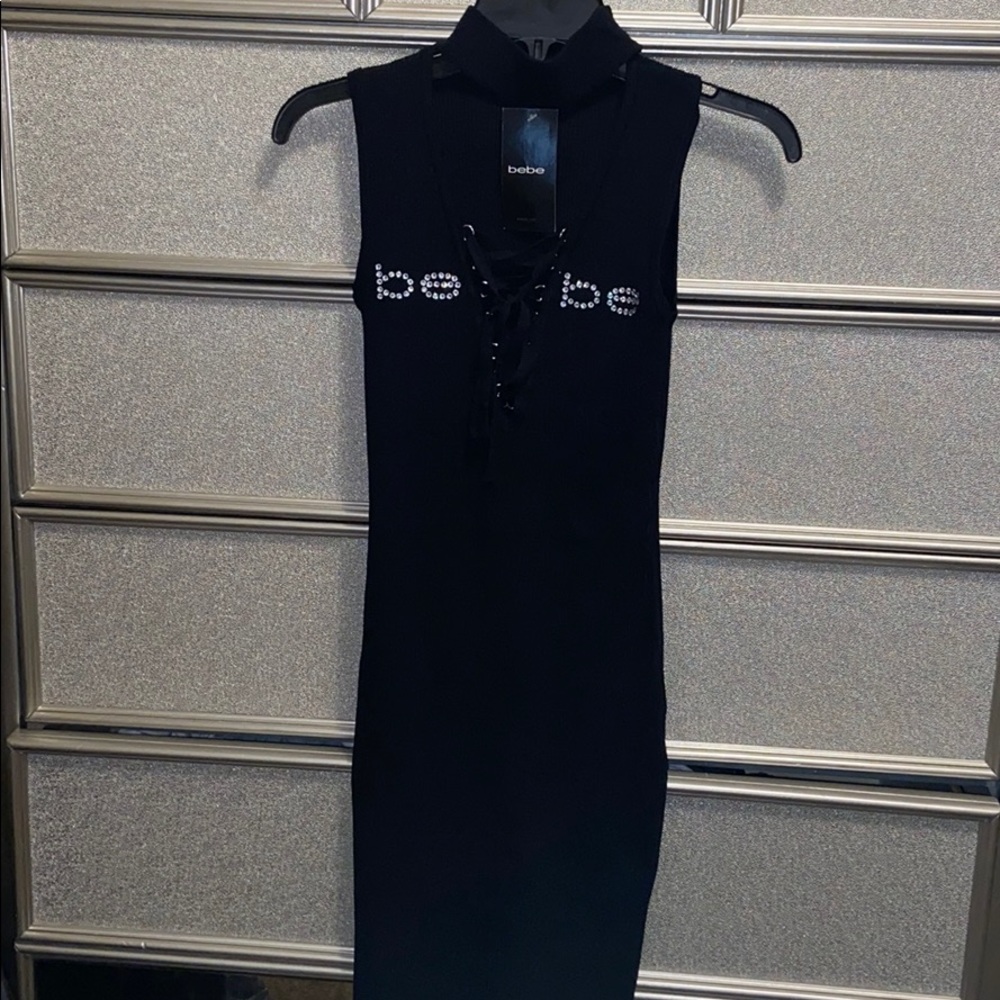 Bebe sleeveless sweater dress